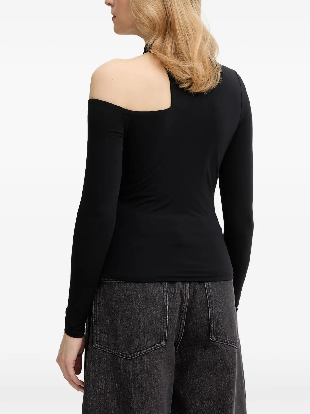 GUESS USA Asymmetrische top Zwart