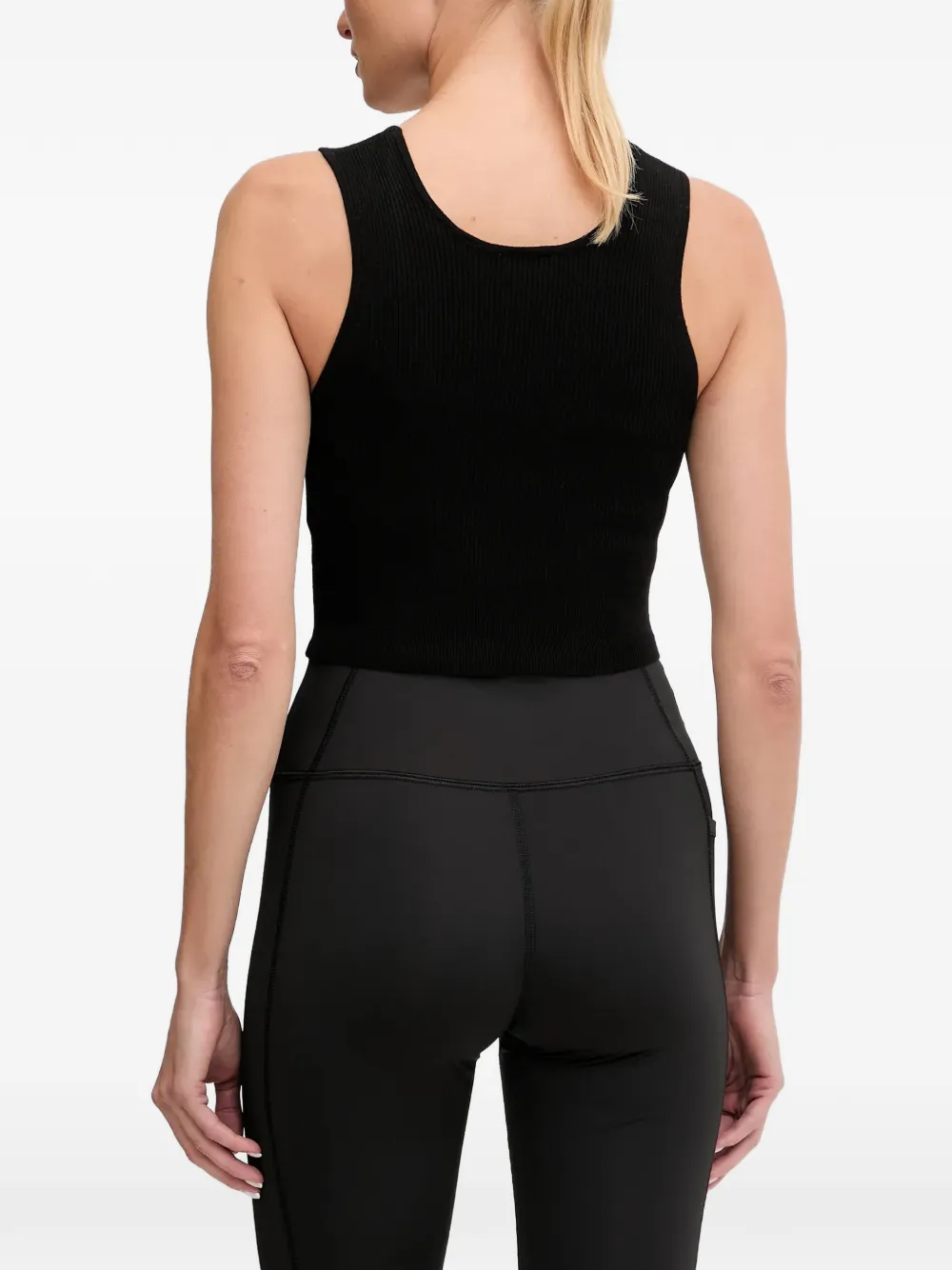 GUESS USA logo-detail tank top Zwart