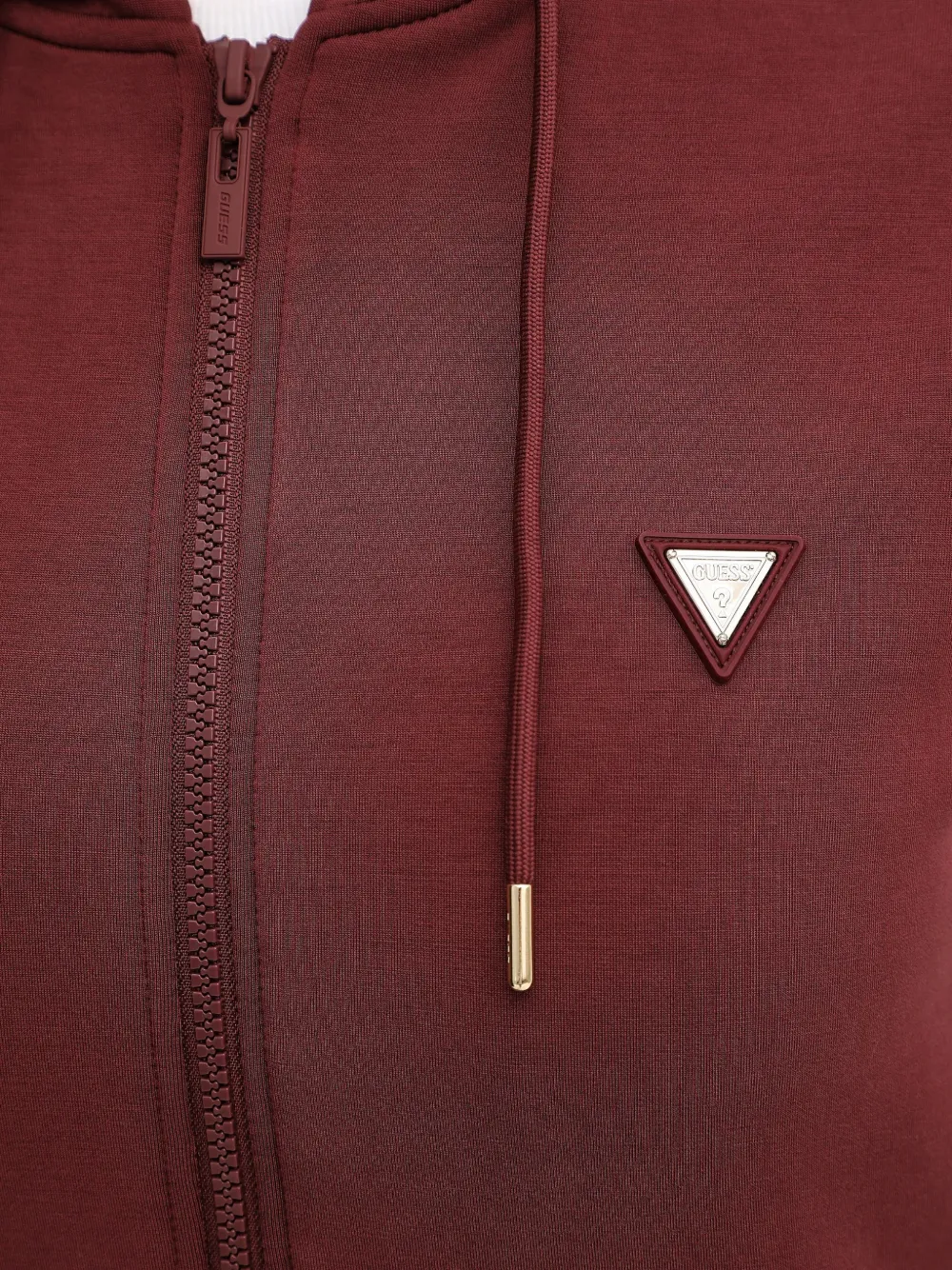 GUESS USA Hoodie met rits Rood