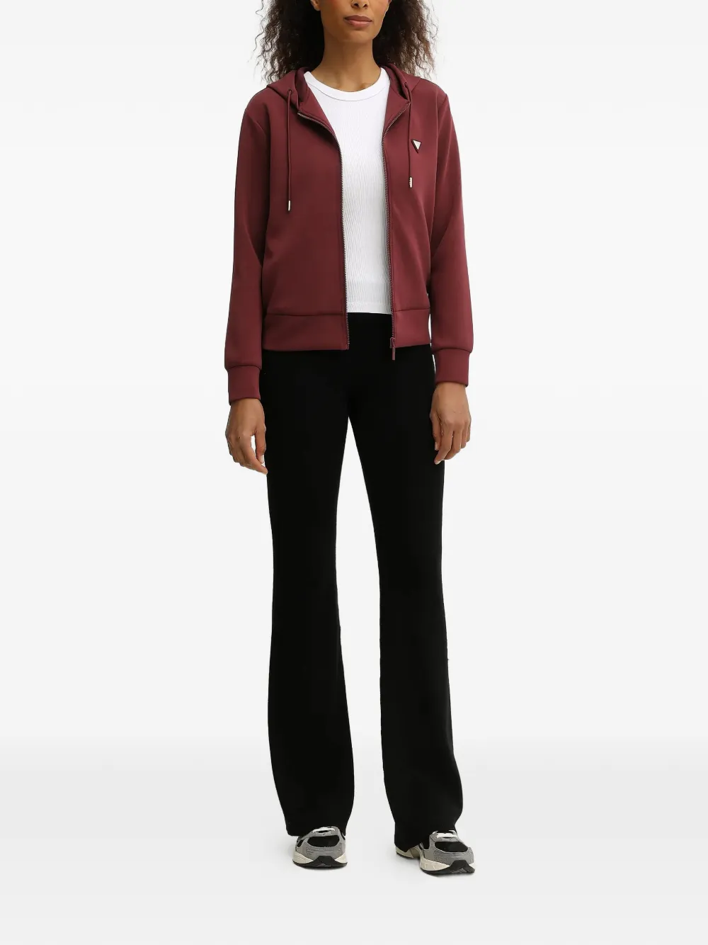 GUESS USA Hoodie met rits Rood