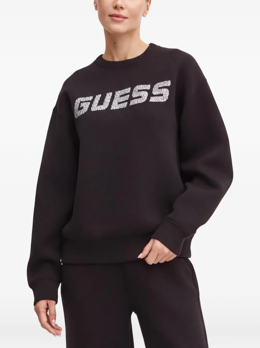 GUESS USA logo-embellished sweatshirt - Nero