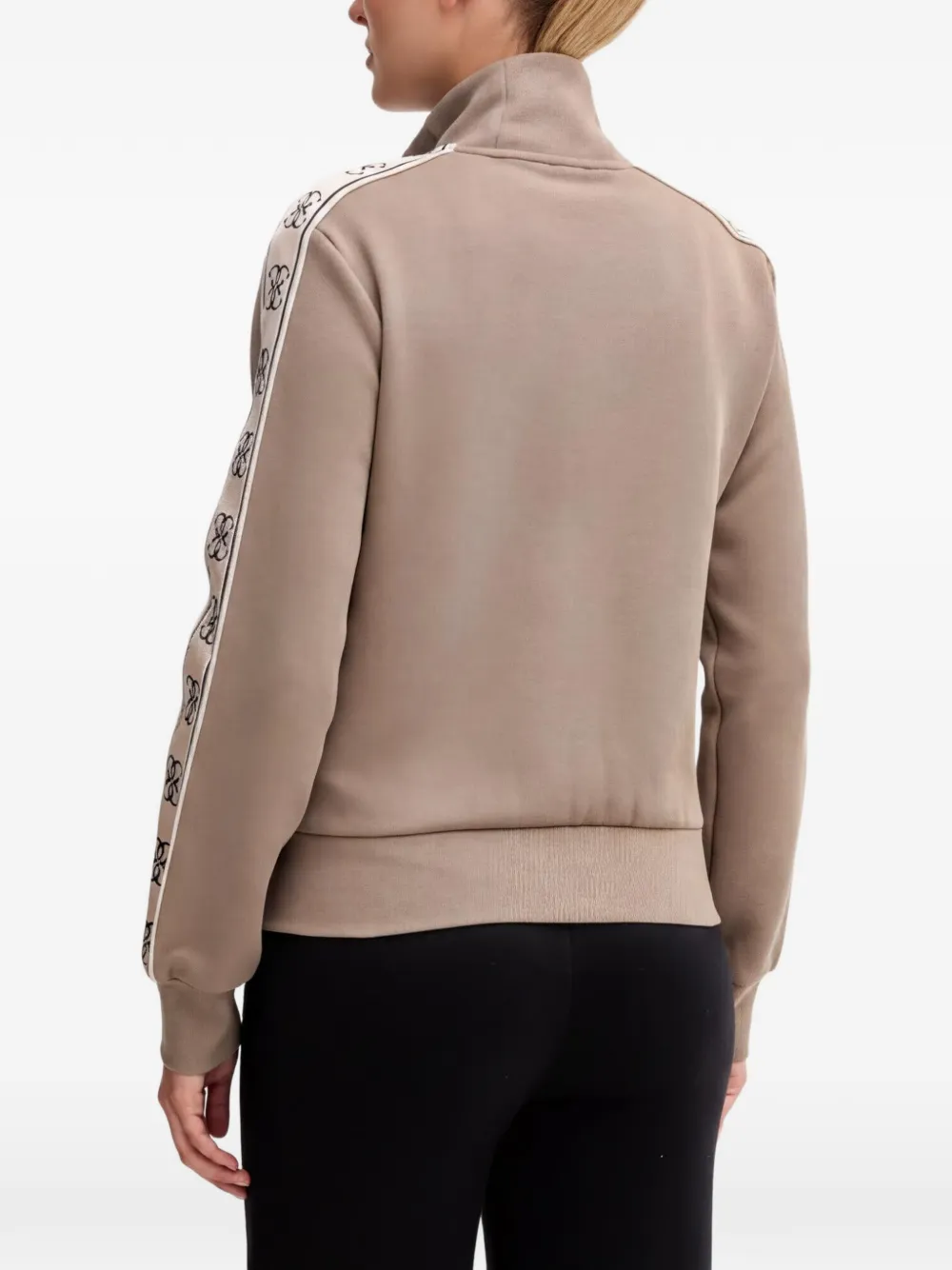 GUESS USA Sweater met logoband Beige