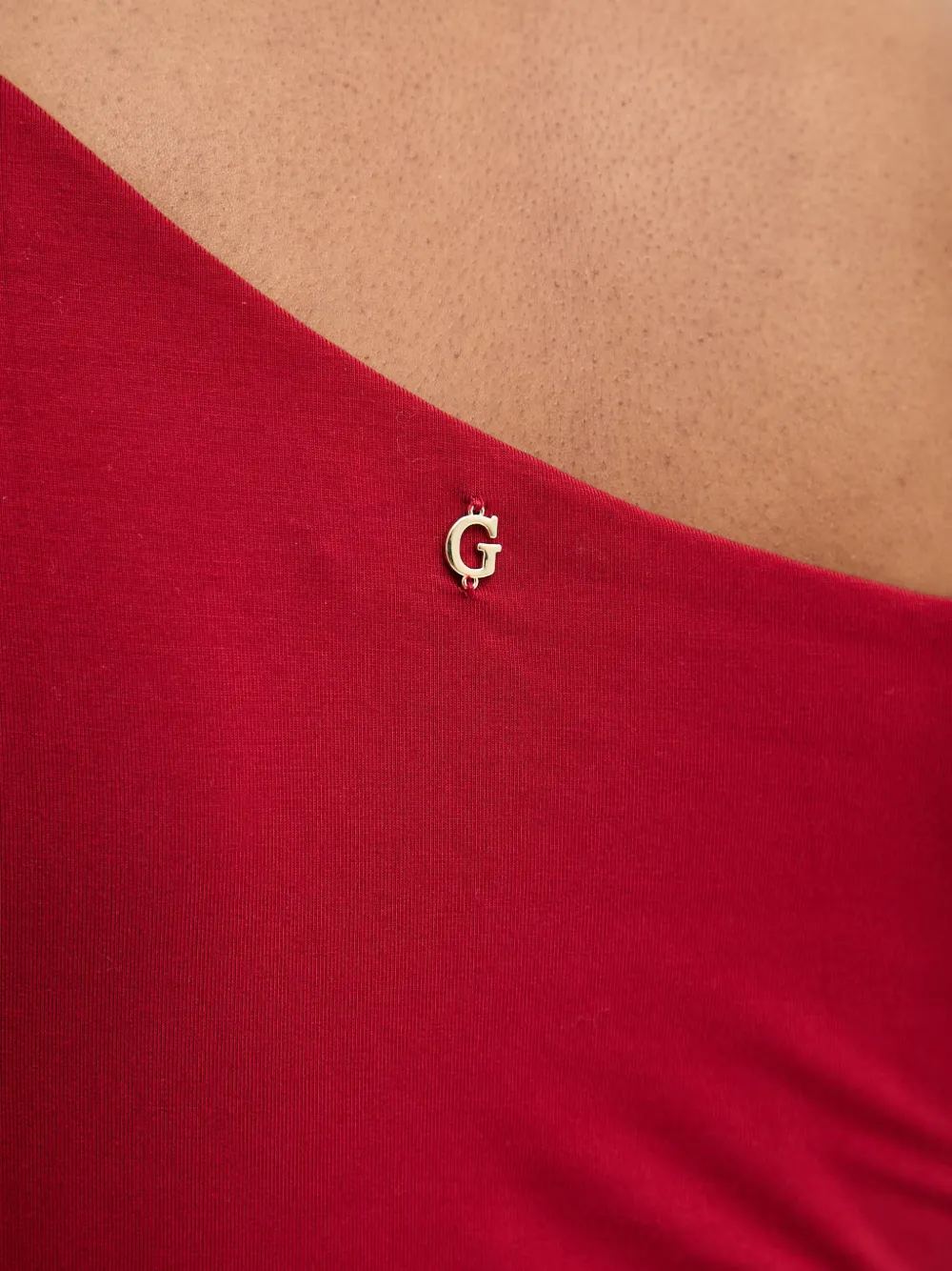 GUESS USA Asymmetrische top Rood