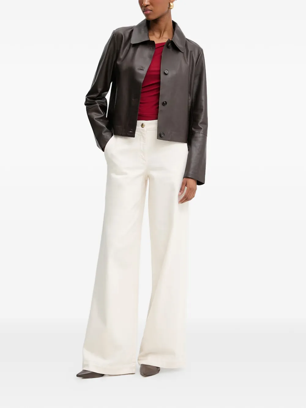 GUESS USA Asymmetrische top Rood