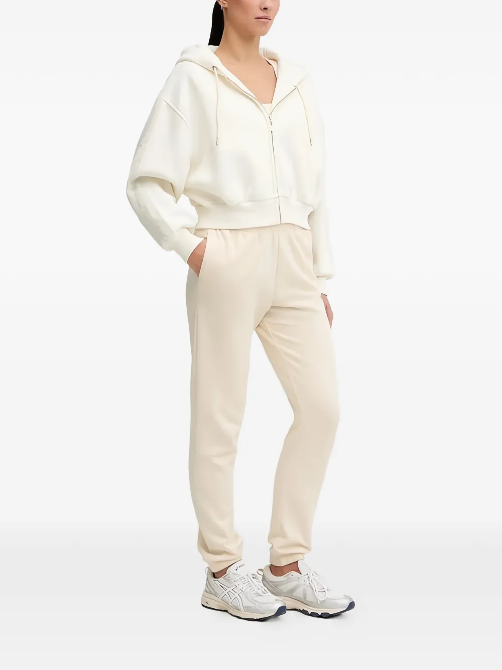 GUESS USA Hoodie met rits Beige