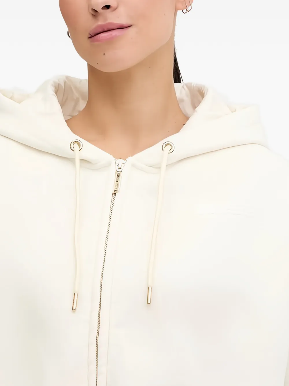 GUESS USA Hoodie met rits Beige