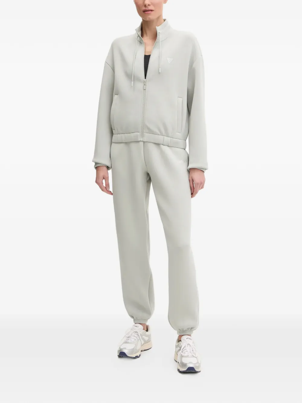 GUESS USA Cecilia jack verfraaid met rits Grijs