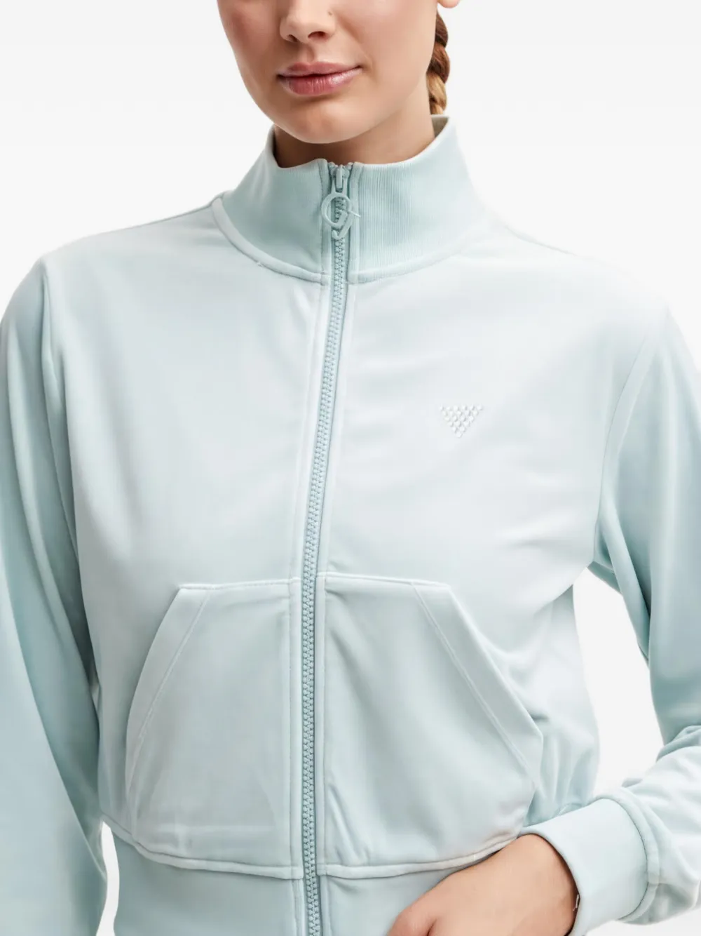 GUESS USA zip-up sweatshirt Blauw
