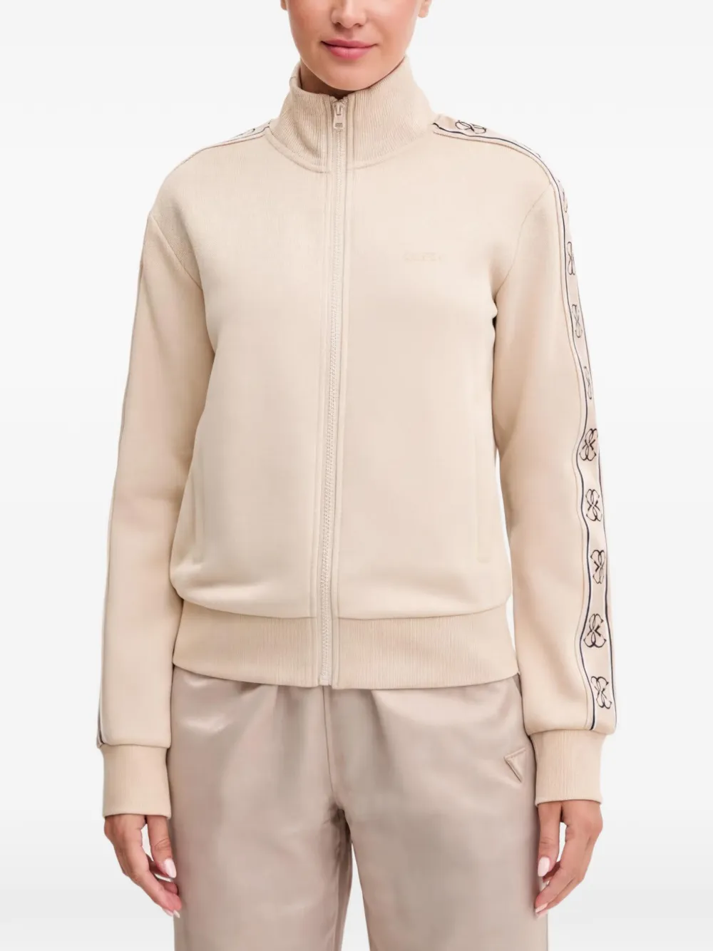 GUESS USA zip-up sweatshirt - Nude