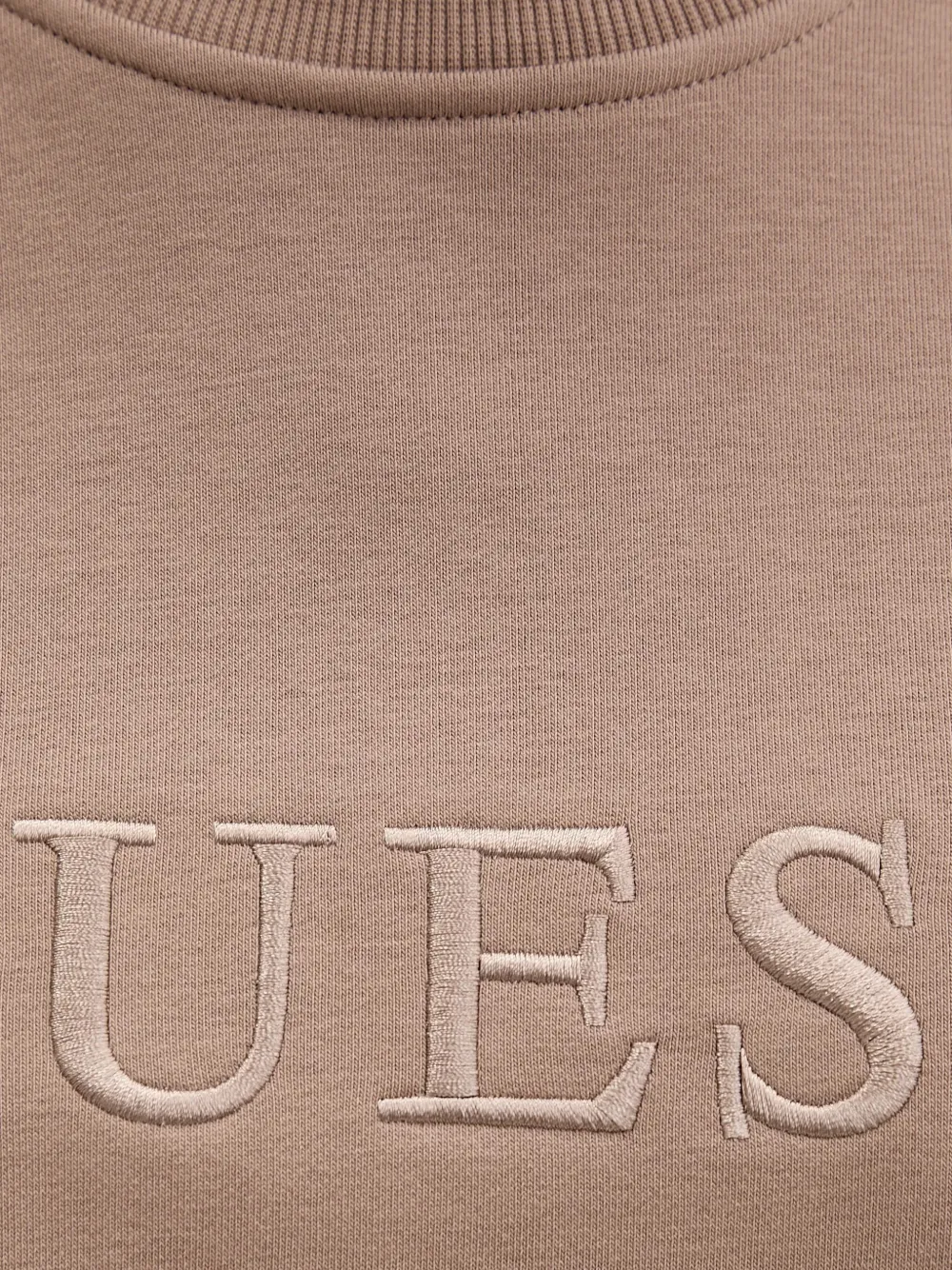 GUESS USA Sofia trui met geborduurd logo Beige