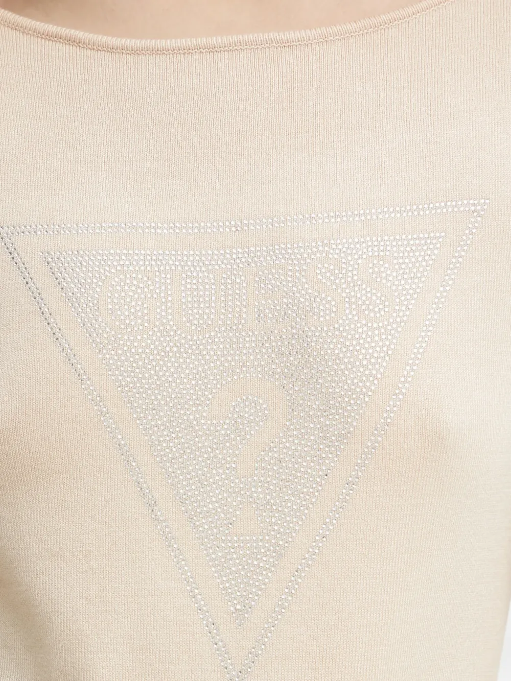 GUESS USA T-shirt met lange mouwen Beige