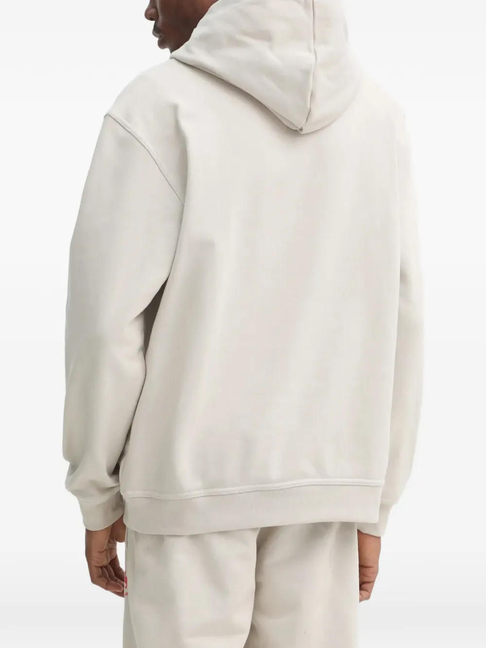 adidas Sweater met grafische print en capuchon Beige