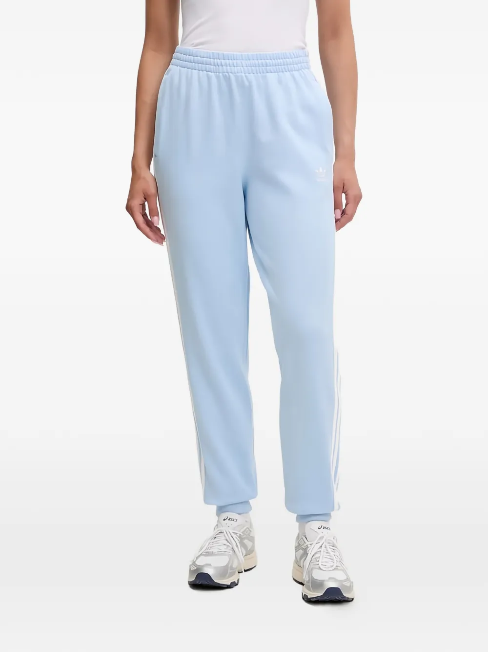 adidas side-stripe track pants - Blu