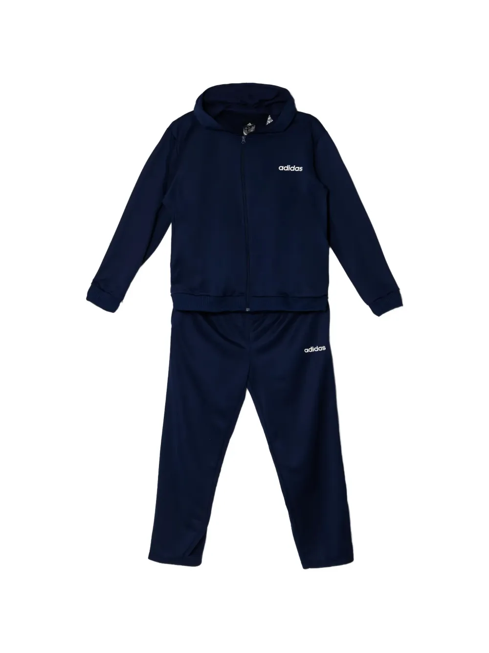 adidas hooded tracksuit - Blu