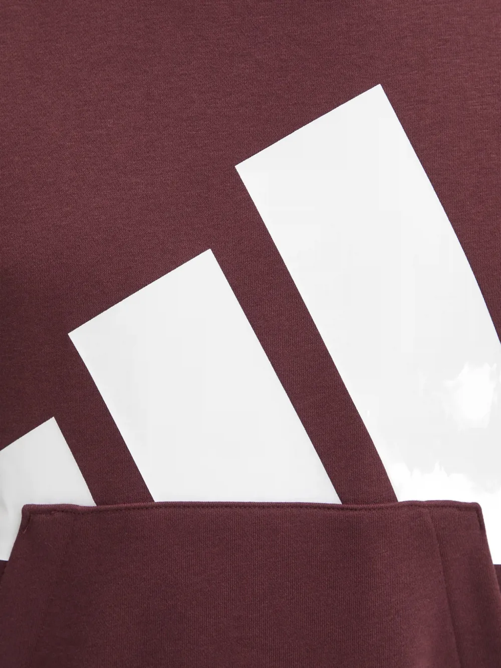 adidas Hoodie met logoprint Rood