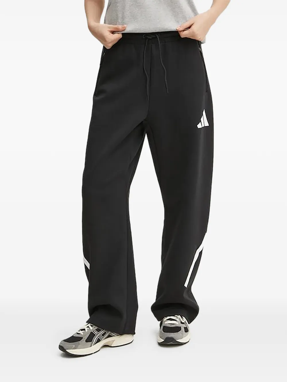 adidas drawstring track pants - Nero