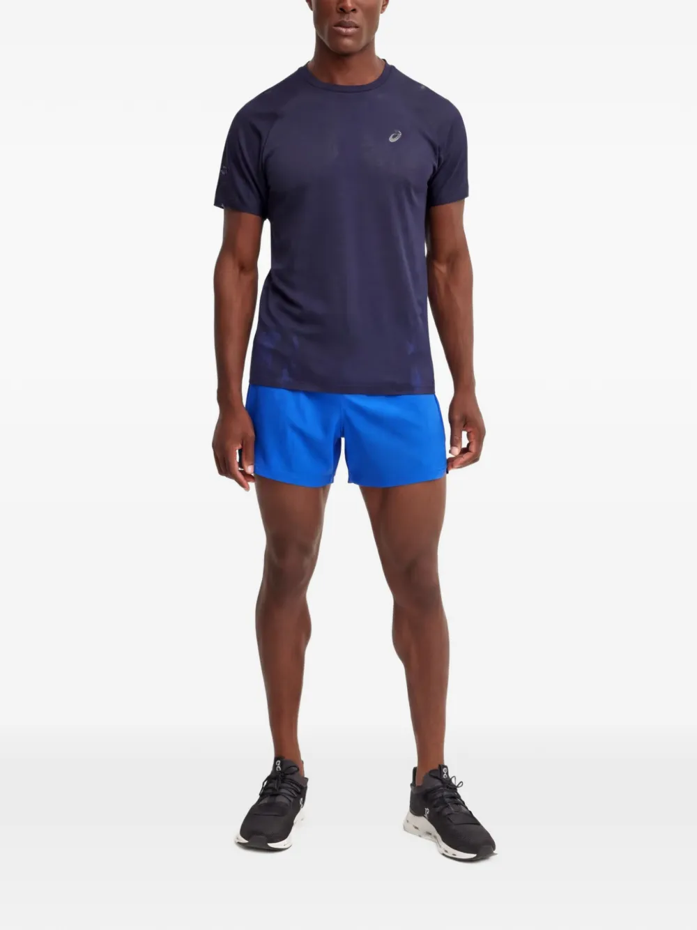 ASICS T-shirt met geperforeerd detail en raglan mouwen Blauw