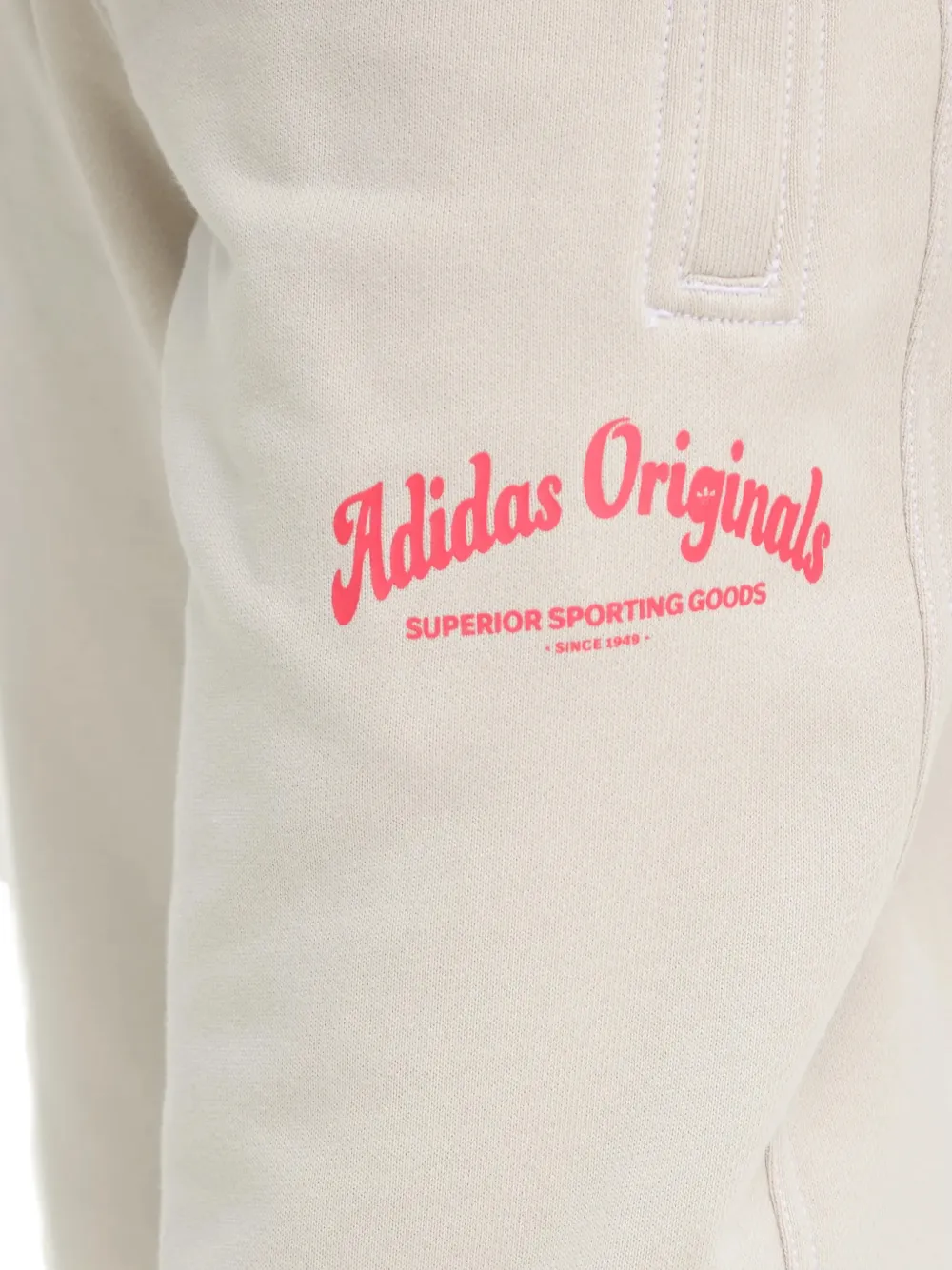 adidas Wabash logo-detail track pants Beige