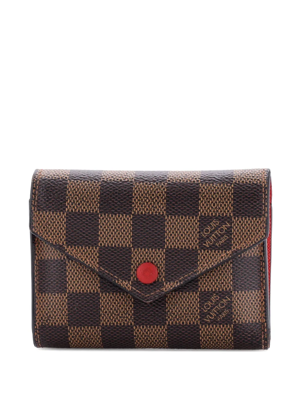 Louis Vuitton Pre-Owned Portafoglio Victorine Wallet Damier piccolo - Marrone