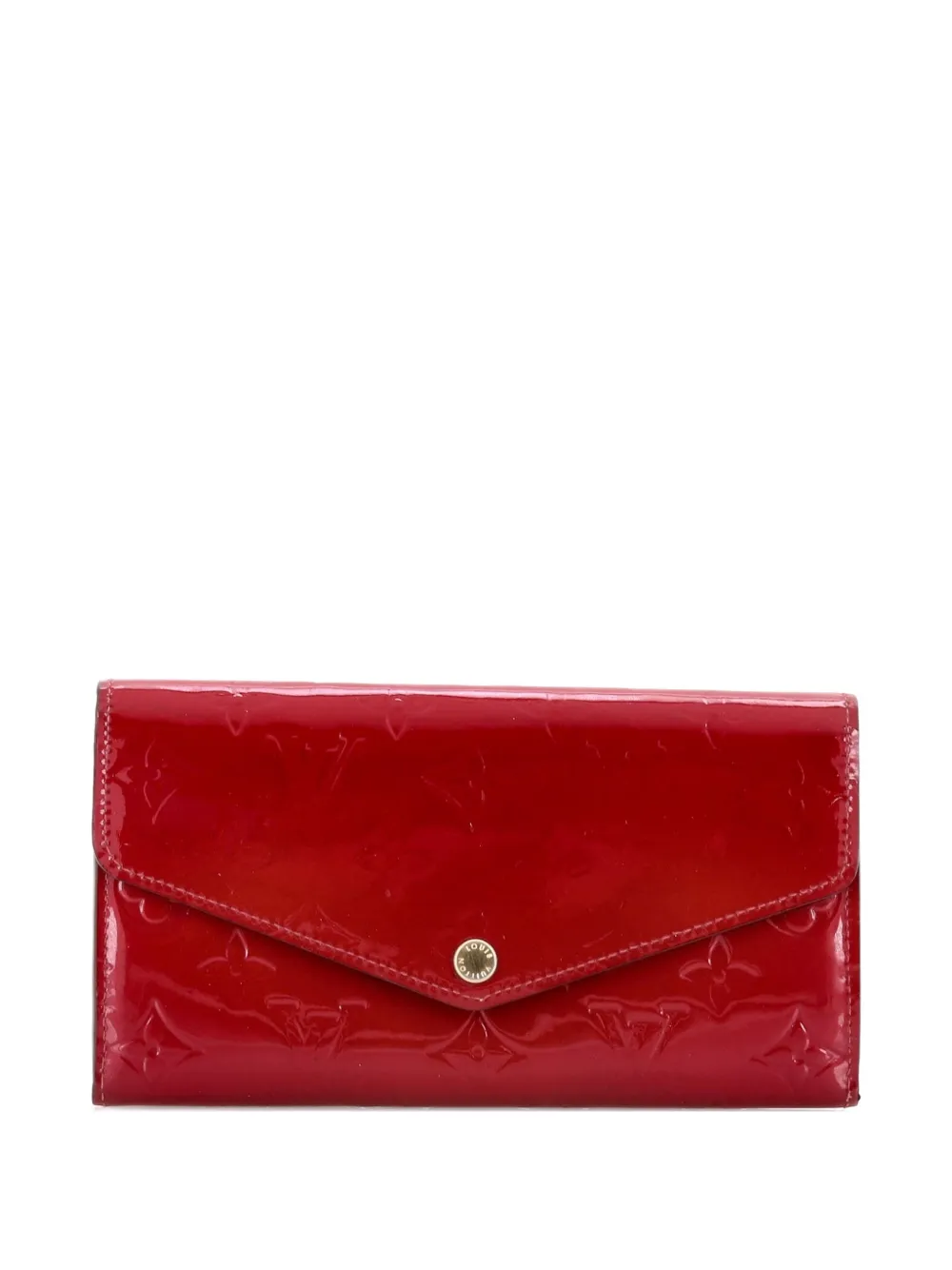 Louis Vuitton Pre-Owned Kleines Sarah Wallet NM Portemonnaie aus Canvas mit Monogramm - Rot