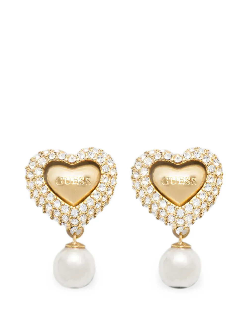 GUESS USA Beloved Ohrringe mit Herz - Gold
