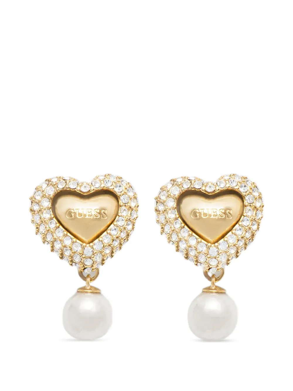 GUESS USA Beloved Ohrringe mit Herz - Gold