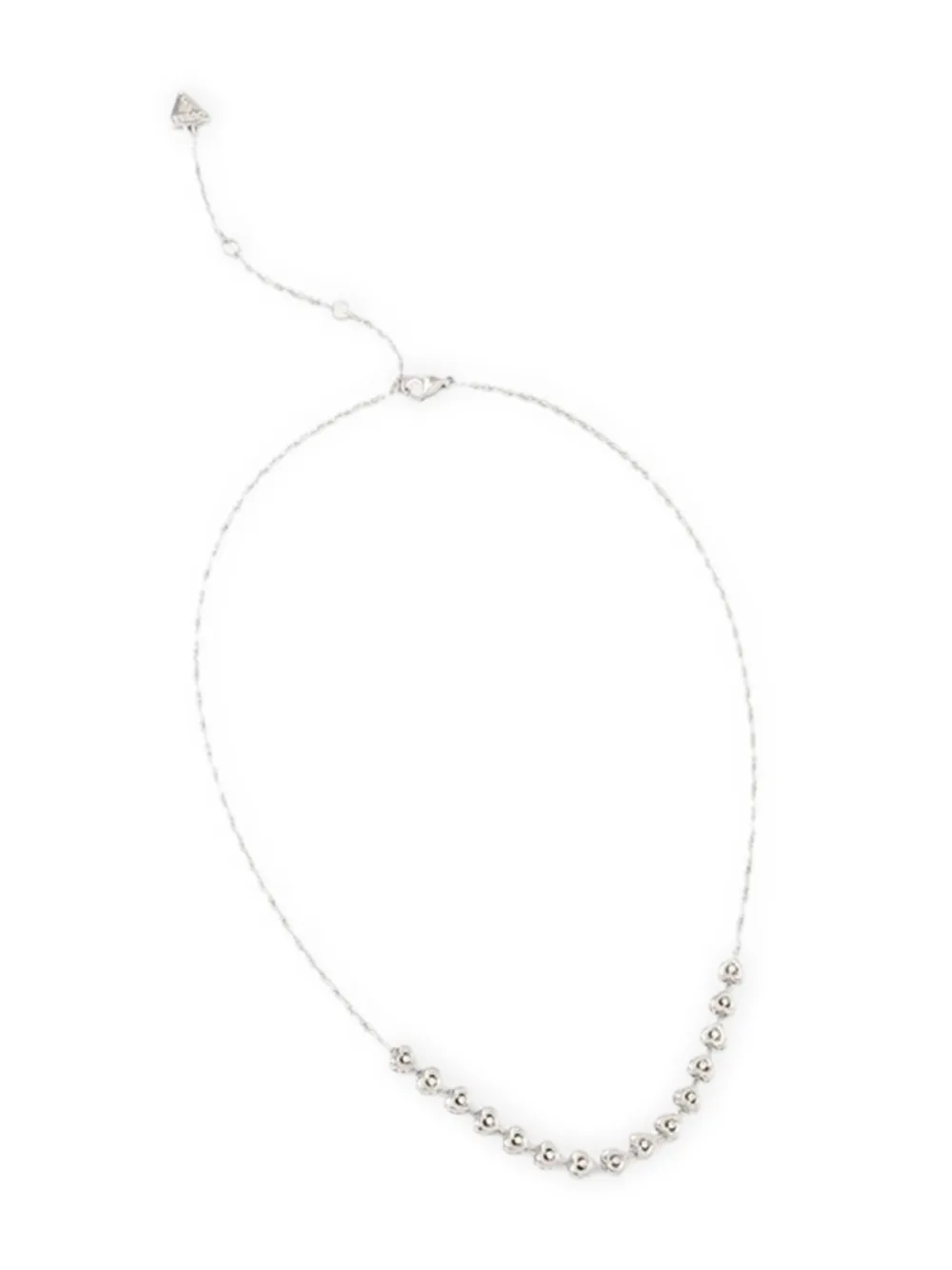 GUESS USA Collana con pendente a cuore - Argento