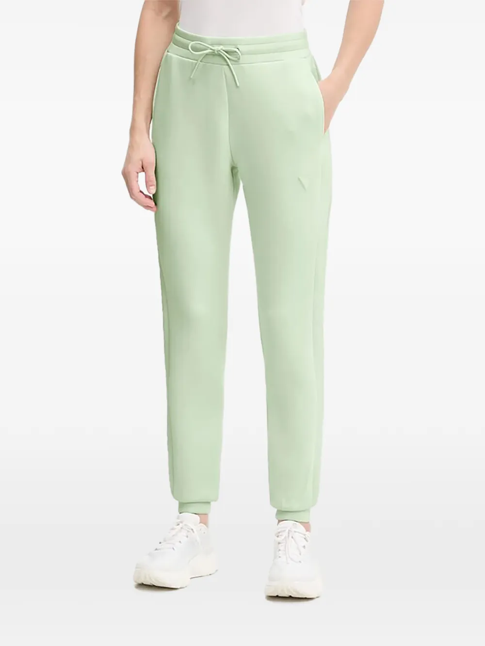 GUESS USA logo-detail track pants - Verde