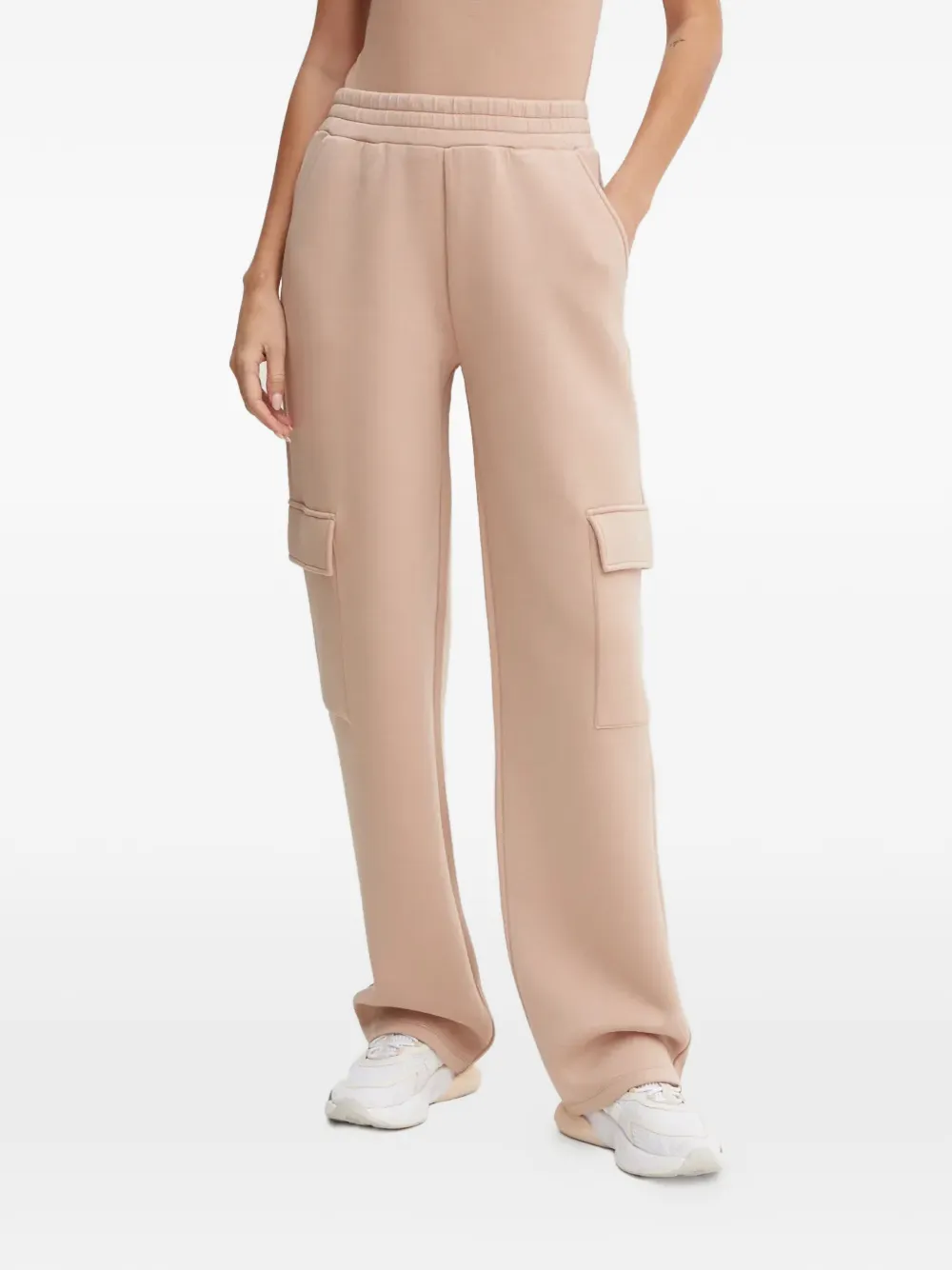 GUESS USA cargo-pocket track pants - Toni neutri