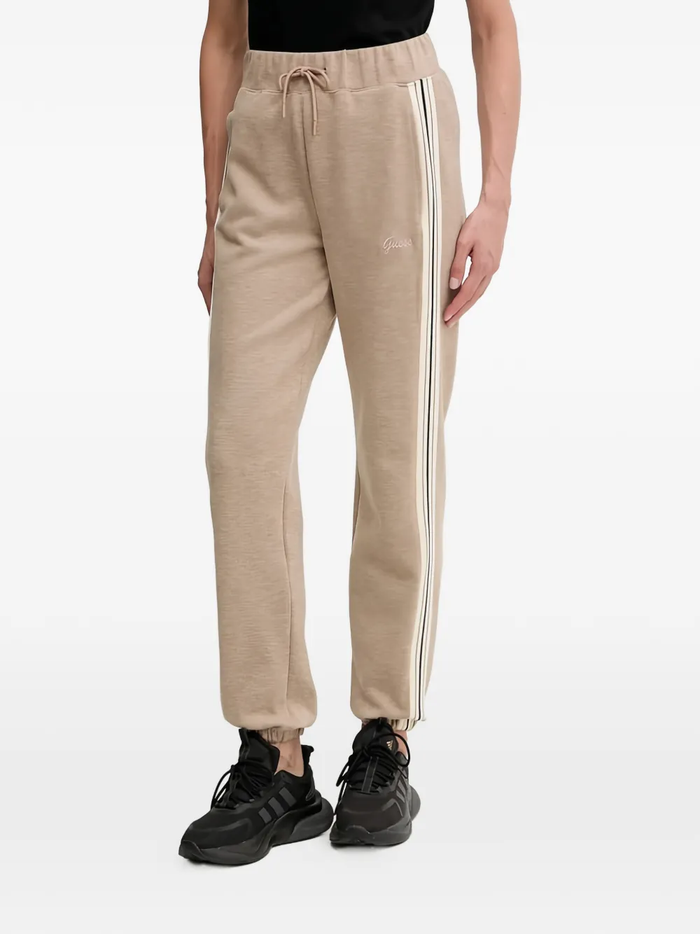 GUESS USA stripe detail trousers - Toni neutri