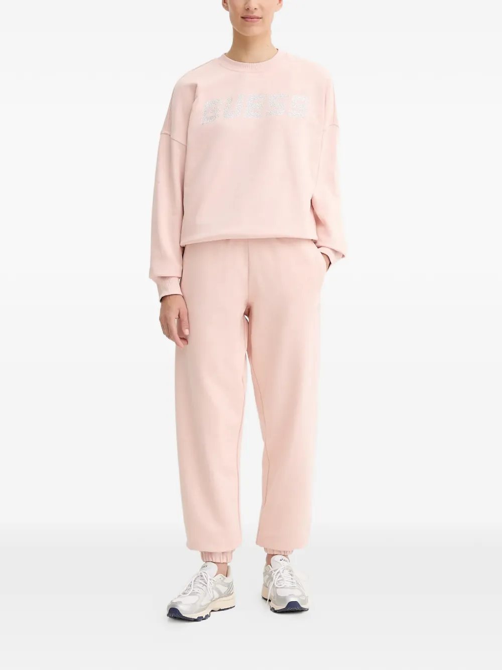 GUESS USA Verfraaide cropped trainingsbroek Roze