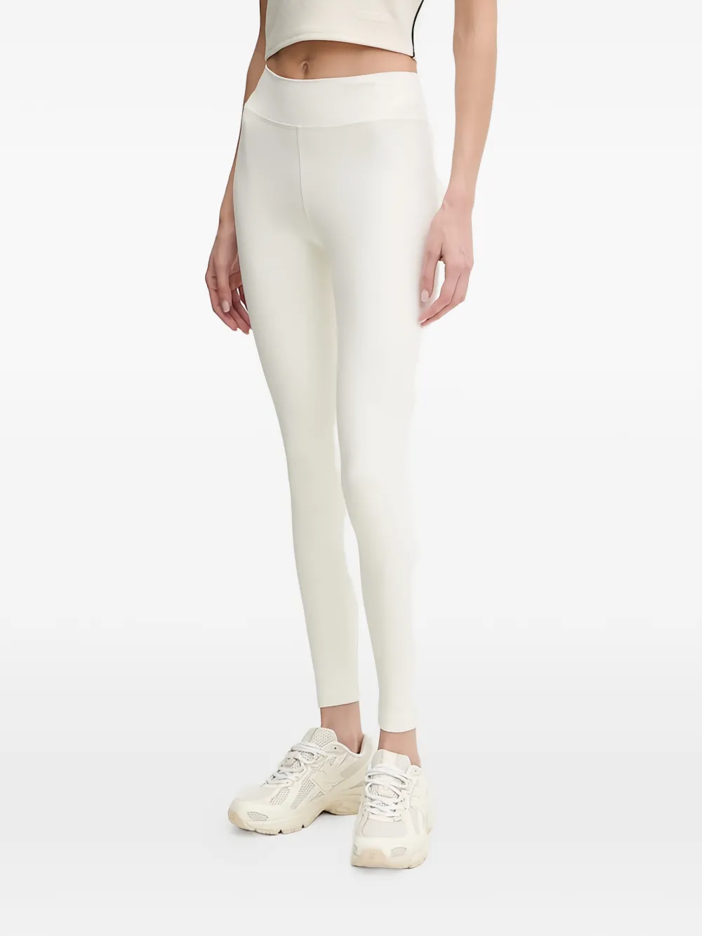 Guess Usa Logo Leggings In White