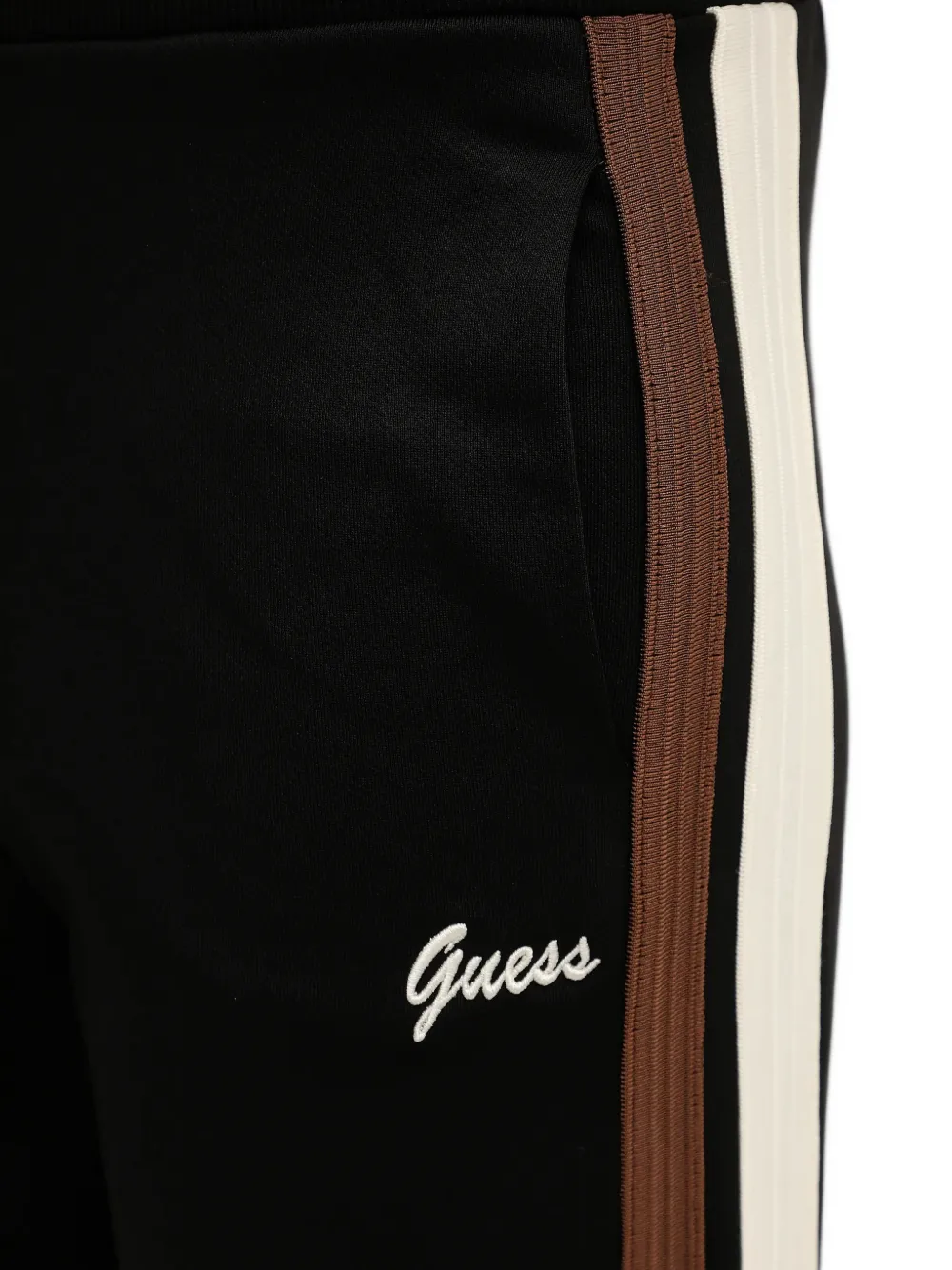 GUESS USA Fabia gestreepte trainingsbroek Zwart