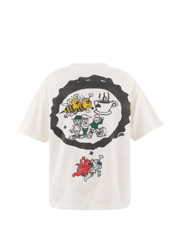 SAINT MXXXXXX x Beastie Boys graphic-print T-shirt | Neutrals