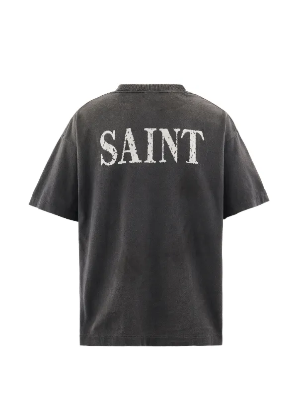 SAINT Mxxxxxx x death note Tシャツ L SAINT MXXXXXX x Death Note Print T-shirt | Grey | FARFETCH PH
