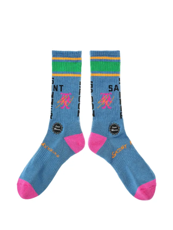 saint mxxxxxx ソックス6種　まとめ売り SAINT MXXXXXX x Sean Wotherspoon ストライプ グラフィック 靴下