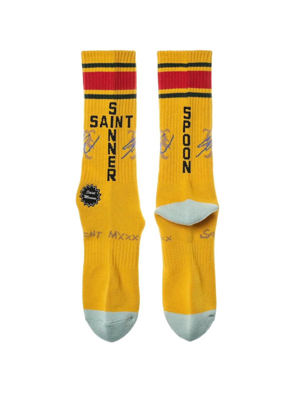  Saint Mxxxxxx X Sean Wotherspoon Patterned Socks - Yellow 