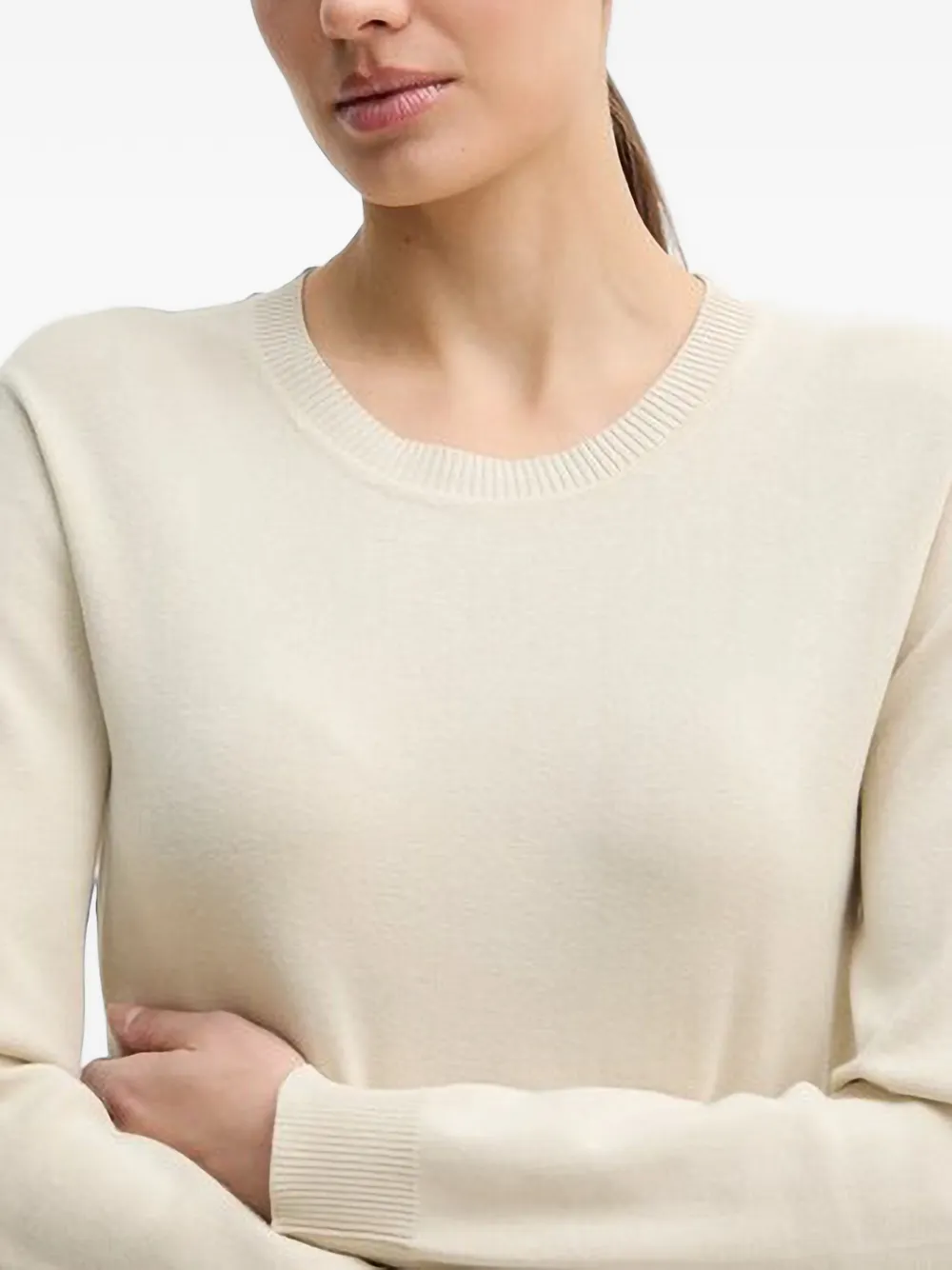 Benetton crew-neck sweater Beige