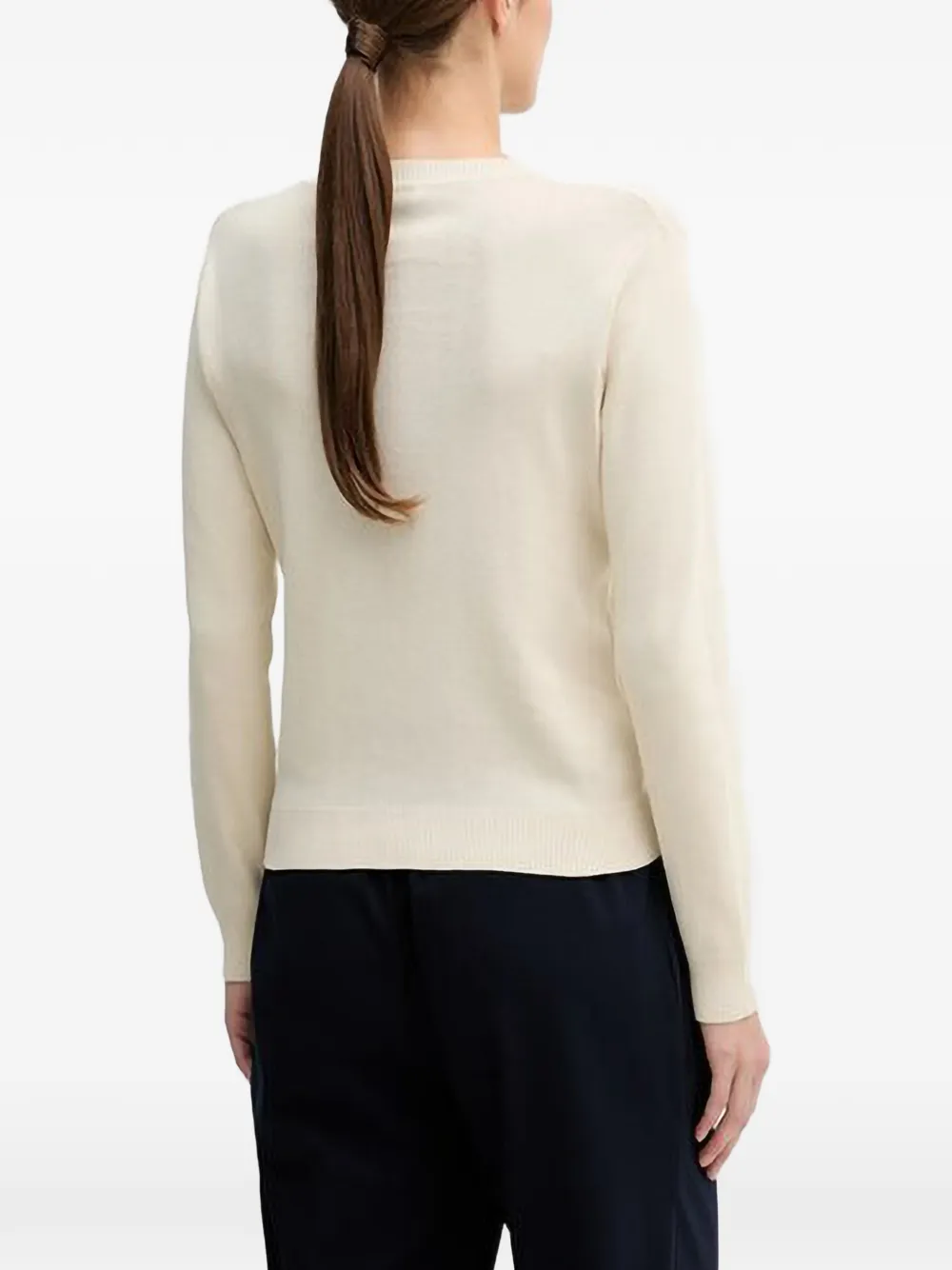 Benetton crew-neck sweater Beige