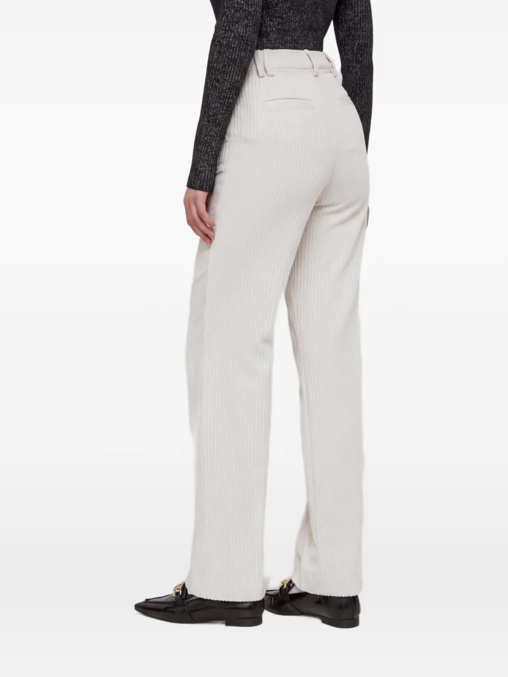 Benetton Flared broek Wit