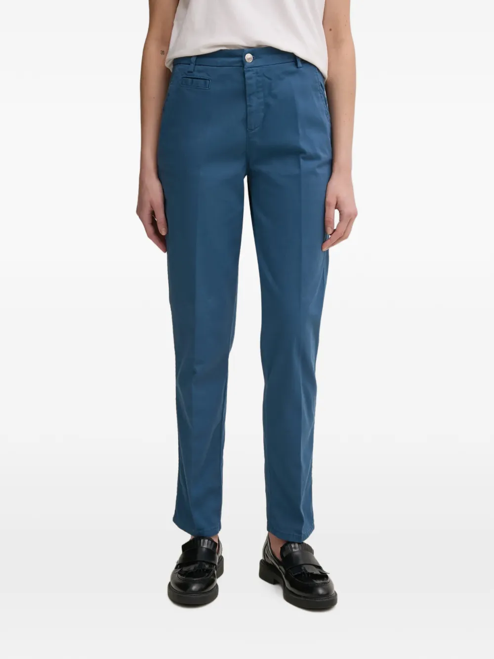 Benetton straight-leg chino trousers · 36