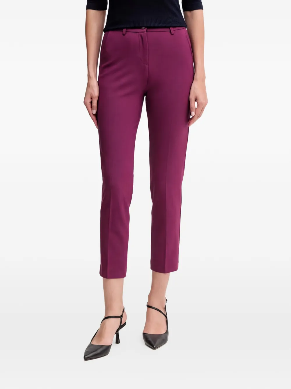 Benetton buttoned trousers - Viola