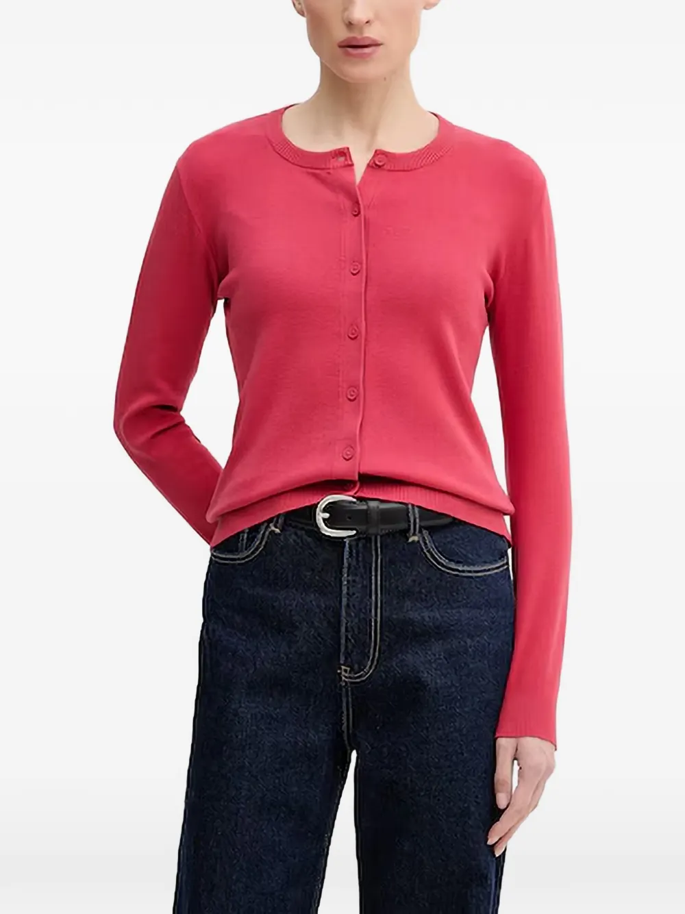 Benetton crew-neck cardigan