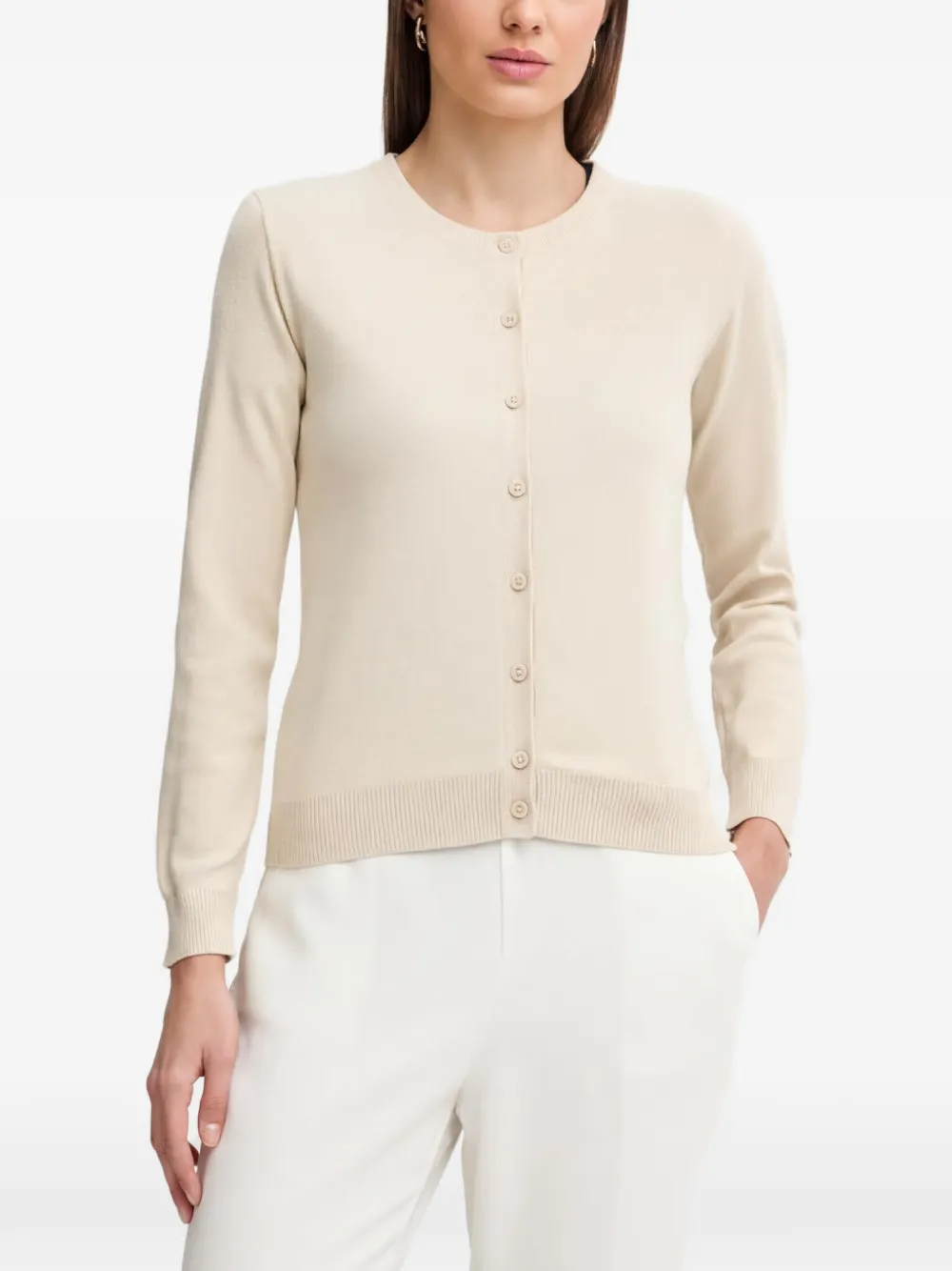 Benetton button cardigan - Neutrals