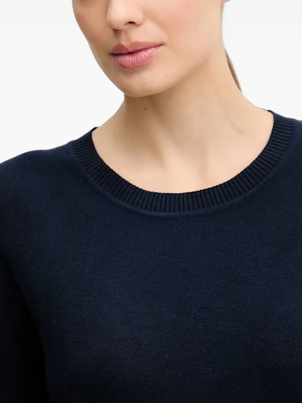Benetton Trui met ronde hals Blauw