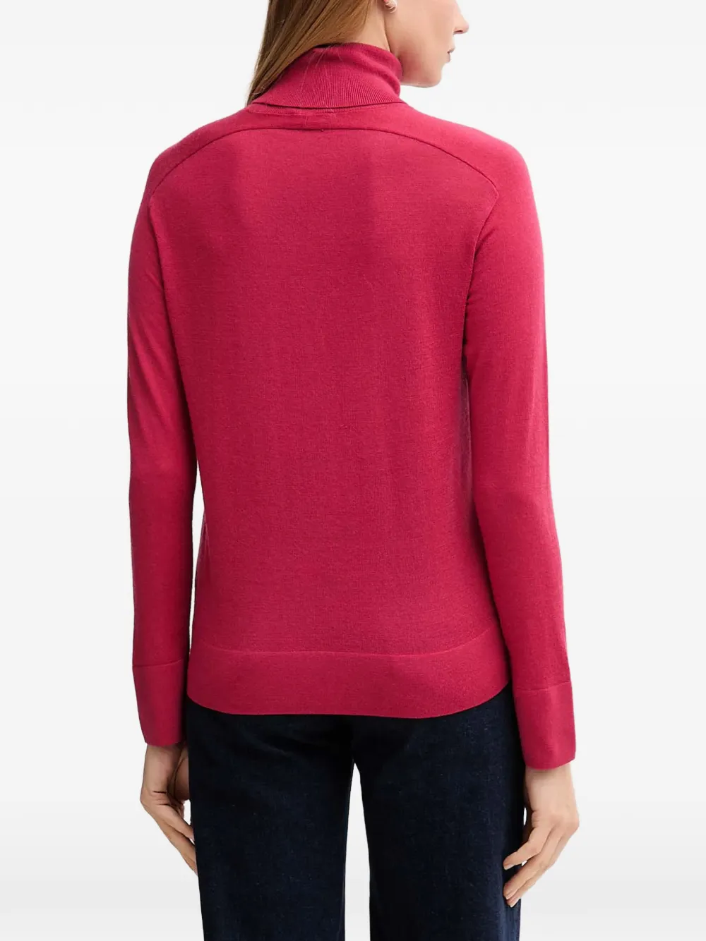 Benetton Gebreide coltrui Roze