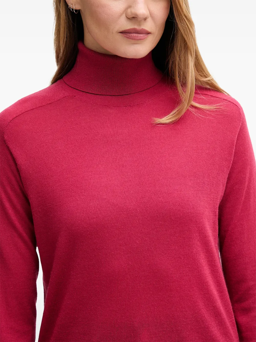Benetton Gebreide coltrui Roze