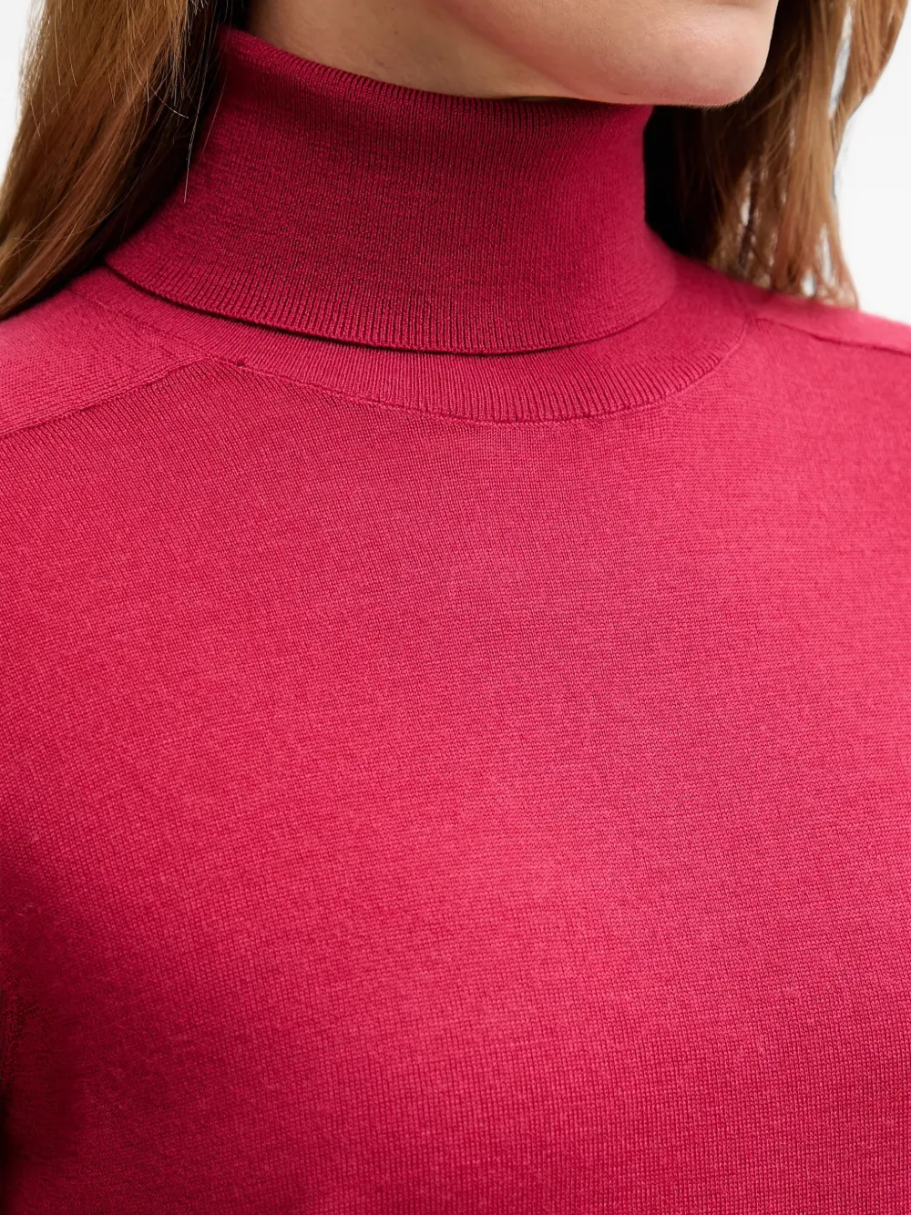 Benetton Gebreide coltrui Roze