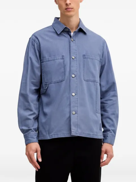 Benetton patch-pocket shirt