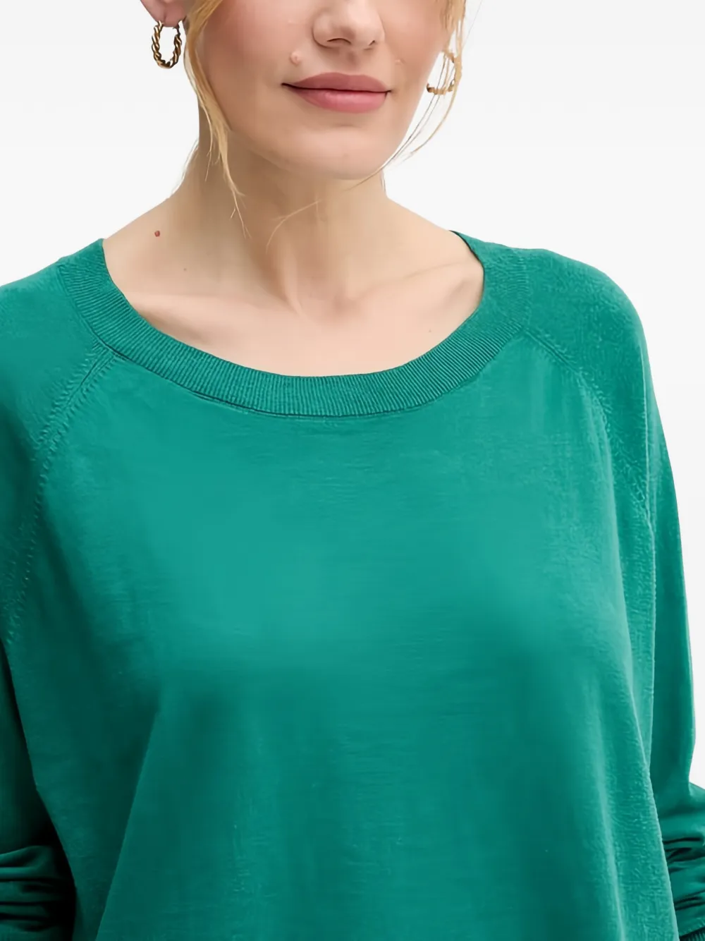 Benetton Trui met raglanmouwen Groen